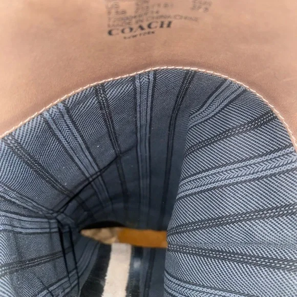 Coach Cecilia leather knee-high riding boots size 7.5 B equestrian - Picture 14 of 16